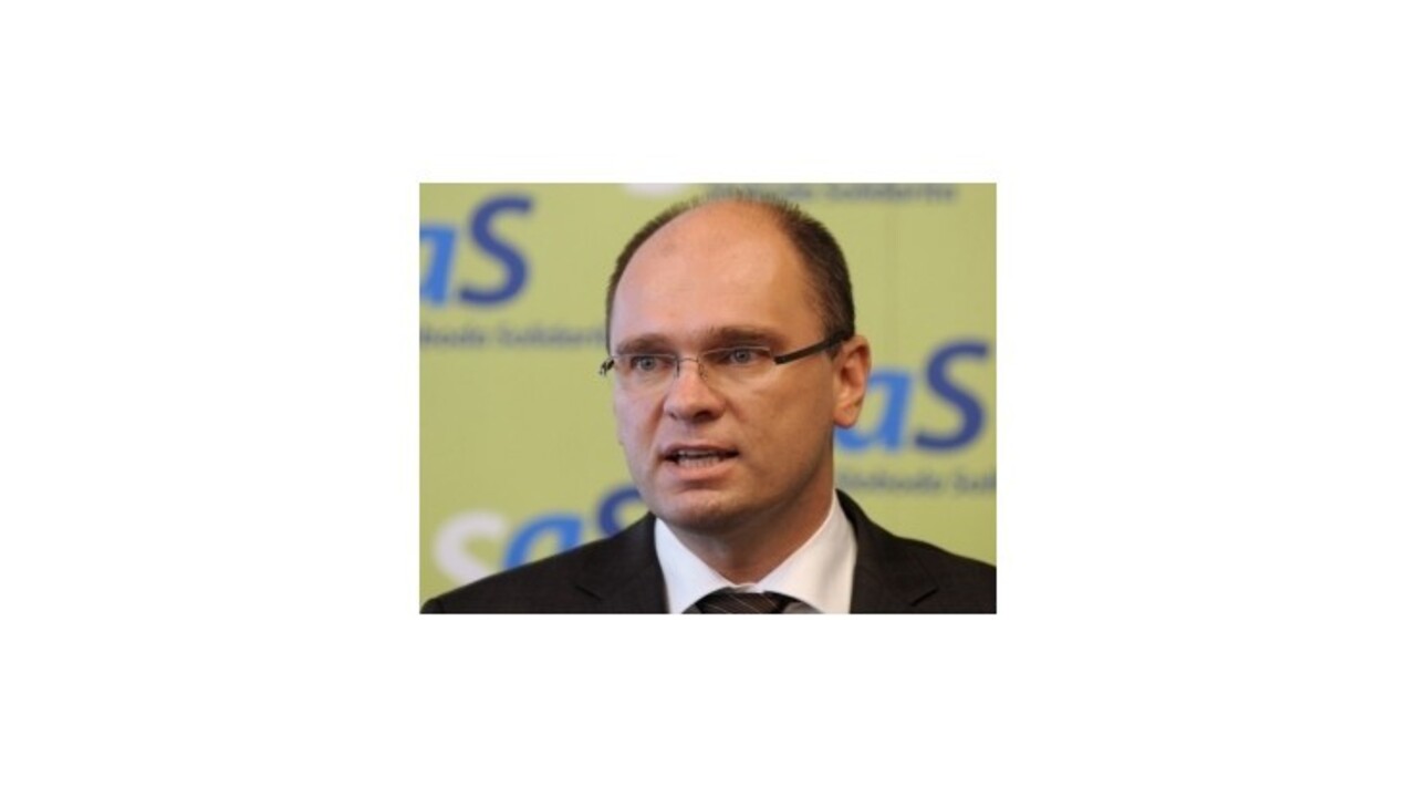 Vláda pravicových strán nebude mať podporu SaS