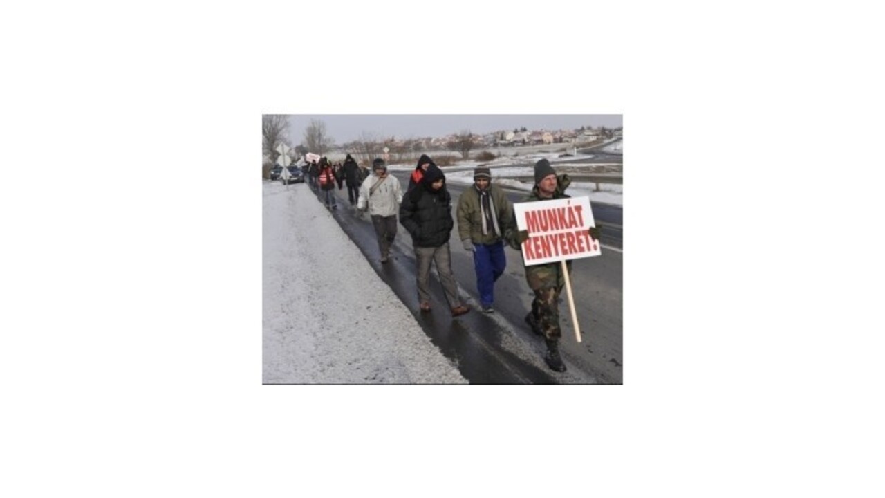 V Maďarsku sa konal protestný pochod s mottom "Chlieb a prácu"