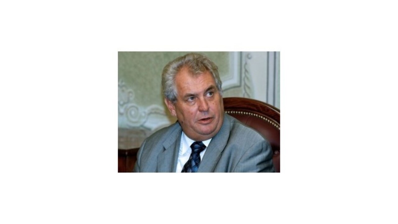 Miloš Zeman potvrdil, že bude kandidovať za prezidenta