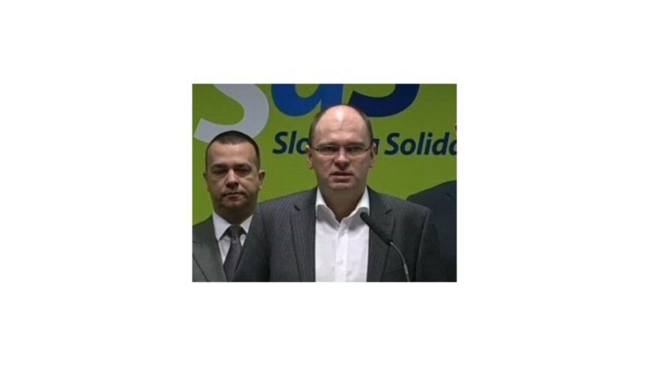 Výsledok volieb považuje Sulík za zdvihnutý varovný prst voličov
