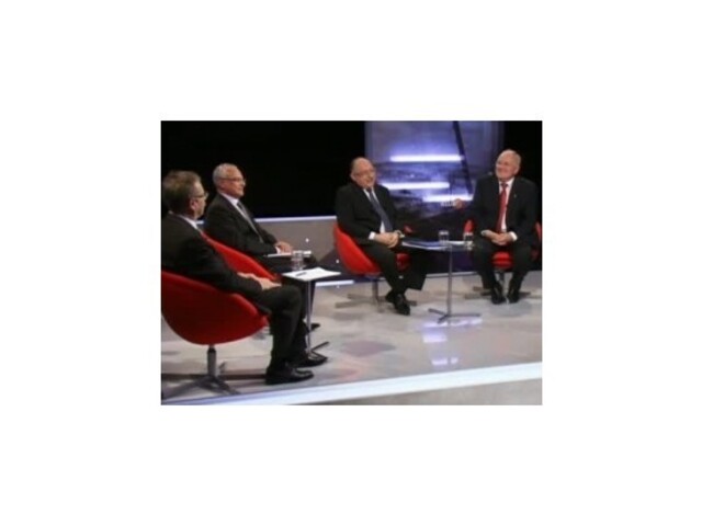 Klub 3 zo 17. apríla (D. Čaplovič, R. Sivák, J. Svák, P. Sadloň)