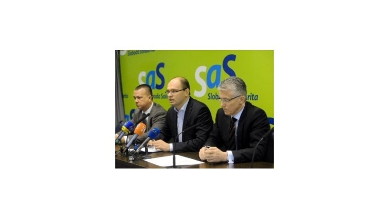 SaS predložila do parlamentu zrušenie imunity