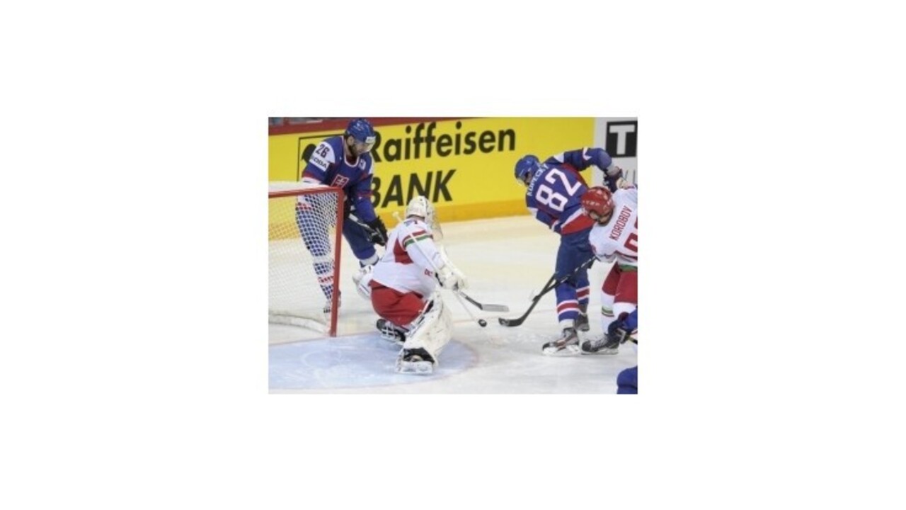 Slovenskí hokejisti zdolali Bielorusko vysoko 5:1