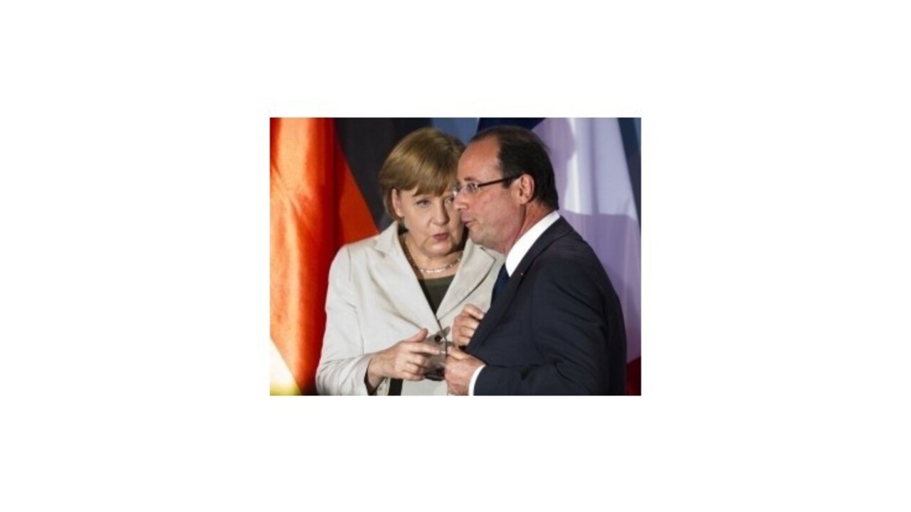 Merkelová a Hollande sľúbili spoluprácu na oživení ekonomického rastu