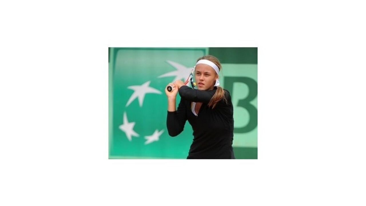 Schmiedlová vo finále juniorskej dvojhry na Roland Garros