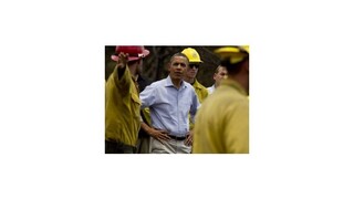 Obama navštívil požiarom postihnutý región v Colorade