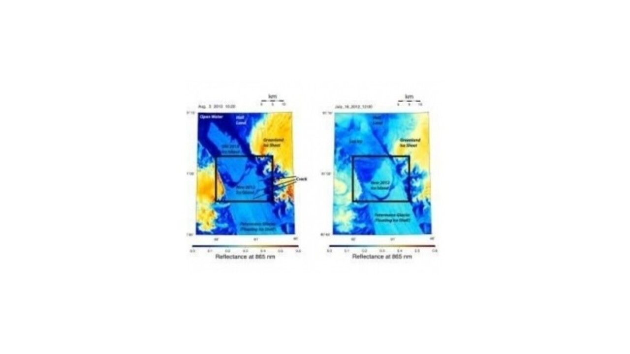 Z Grónskeho ľadovca sa odtrhla obrovská ľadová kryha