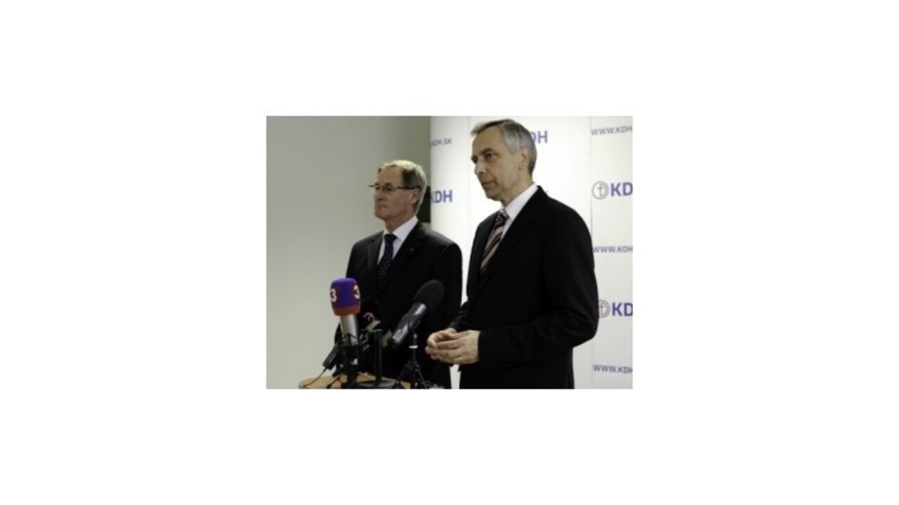 KDH: Opatrenia Smeru-SD oslabia prosperitu Slovenska