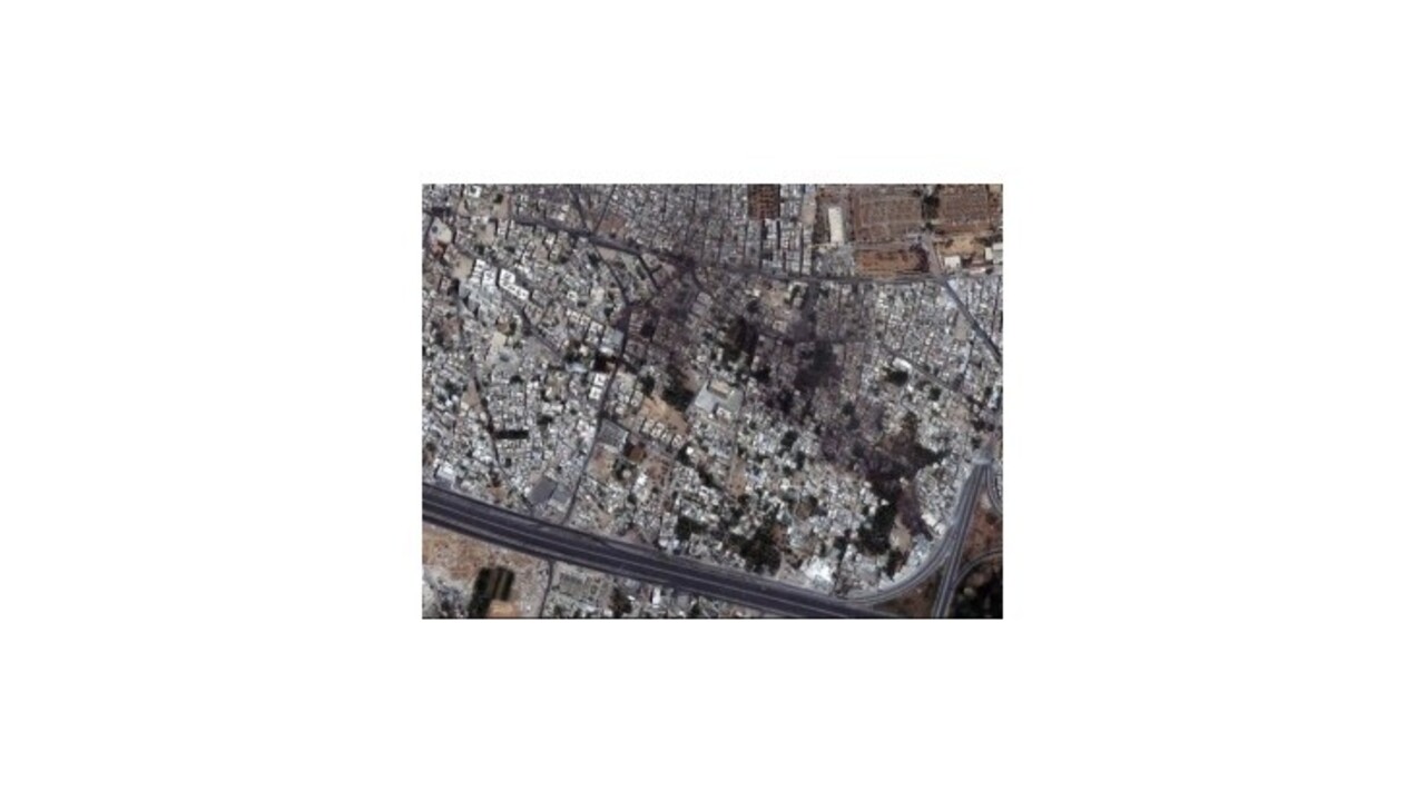 Pri útoku sýrskej stíhačky v Damasku zahynuli desiatky ľudí