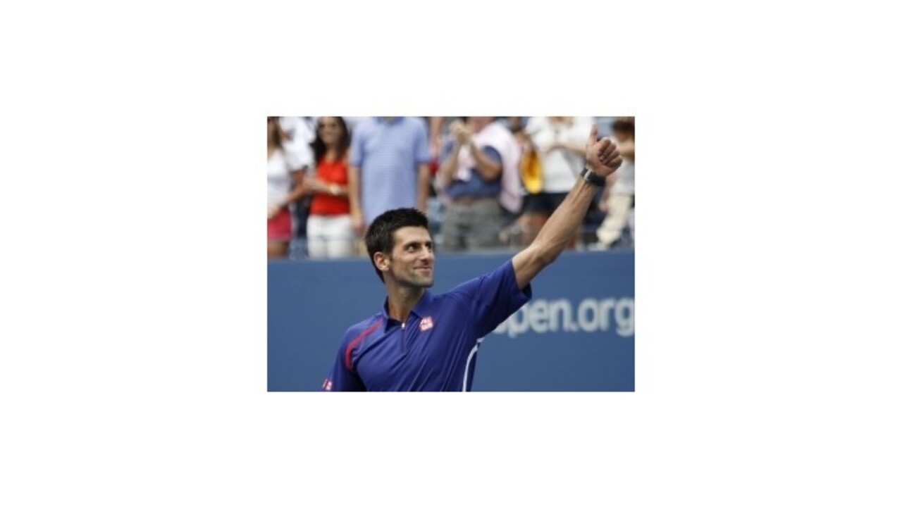 US Open: Obhajca titulu Djokovič sa dostal hladko do osemfinále