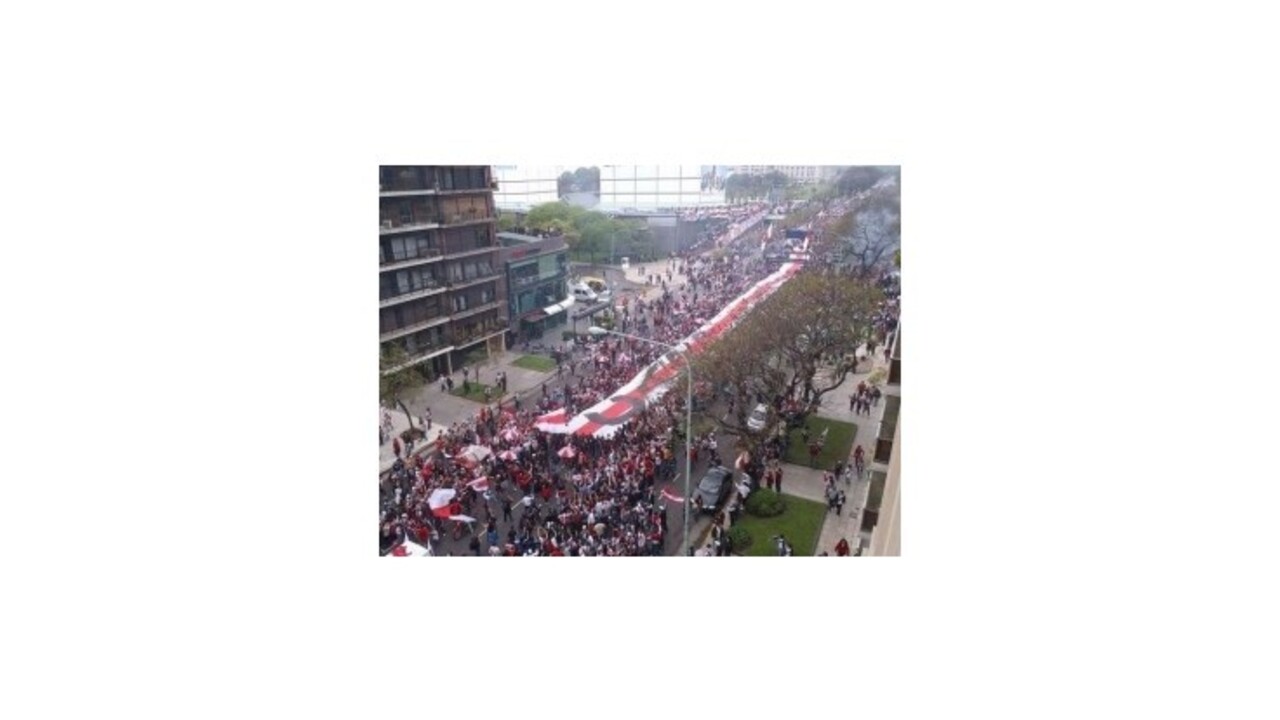 Fanúšikovia River Plate sa pochválili najdlhším transparentom