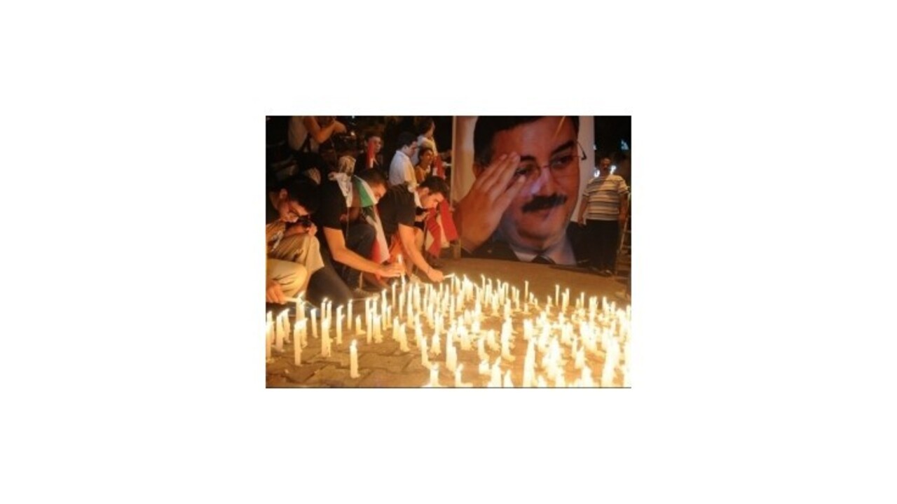 Pohreb zavraždeného predstaviteľa tajnej služby v Bejrúte sprevádzali násilnosti