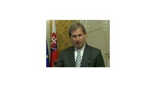 TB premiéra R. Fica a eurokomisára J. Hahna