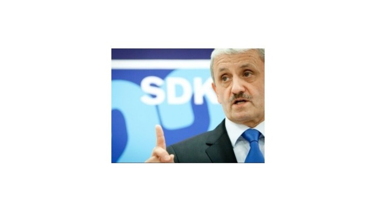 Dzurinda: SDKÚ-DS nerobí poriadne opozičnú politku