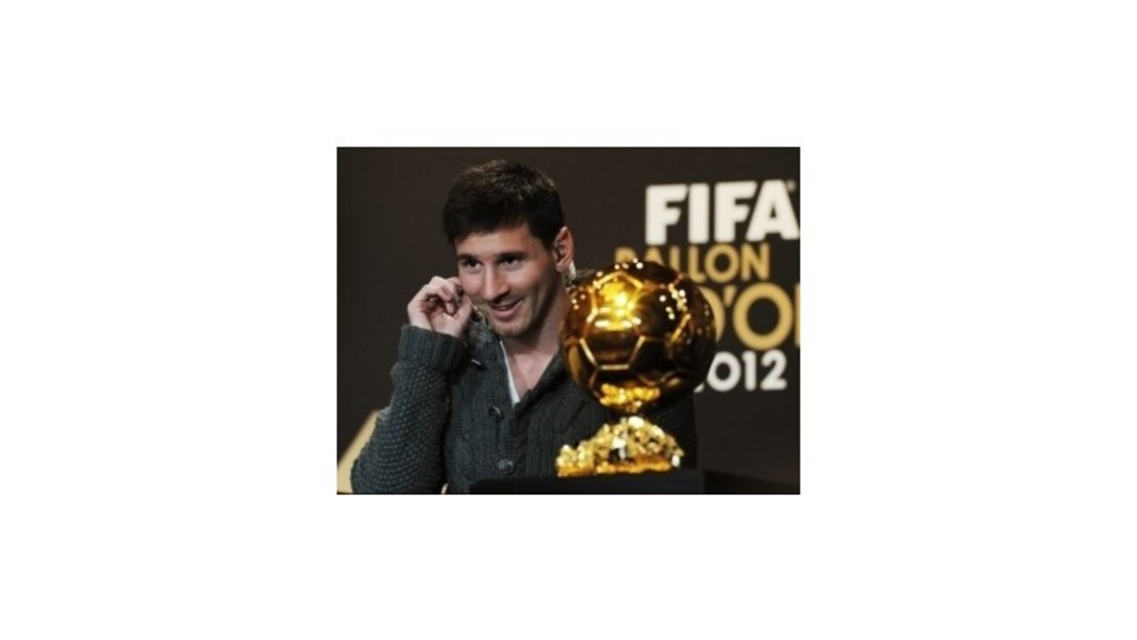 Messi s ďalším rekordom, Zlatú loptu získal štvrtýkrát
