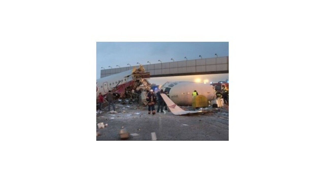 Príčinou havárie lietadla na letisku Vnukovo bola porucha