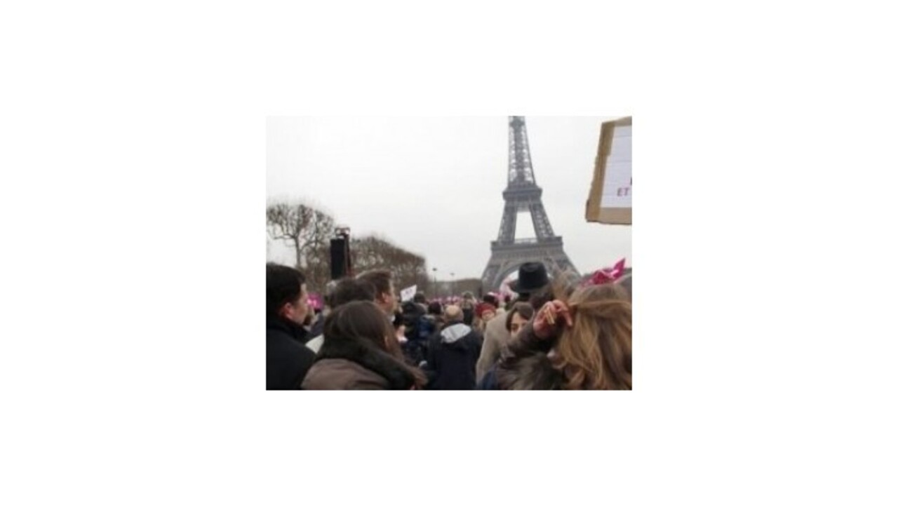 Proti homosexuálom demonštrovali státisíce Francúzov