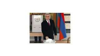 Víťazom volieb v Arménsku je zrejme úradujúci prezident Sarkisjan
