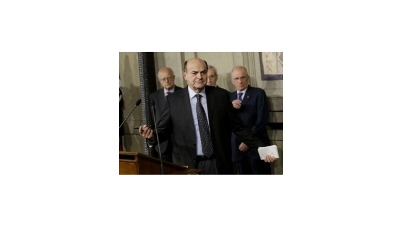 Taliansky prezident poveril ľavicového lídra Bersaniho zostavením vlády
