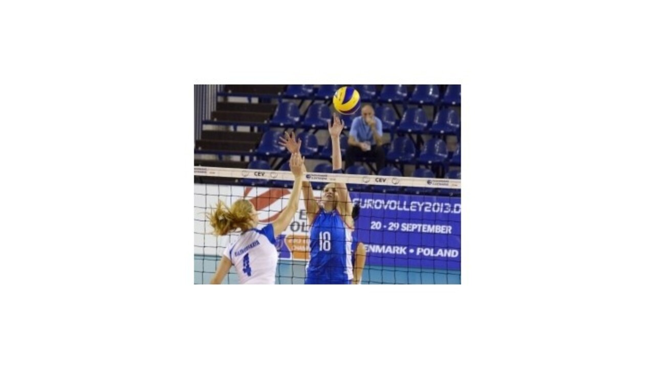 Slovenským volejbalistkám ušla účasť na ME až v zlatom sete