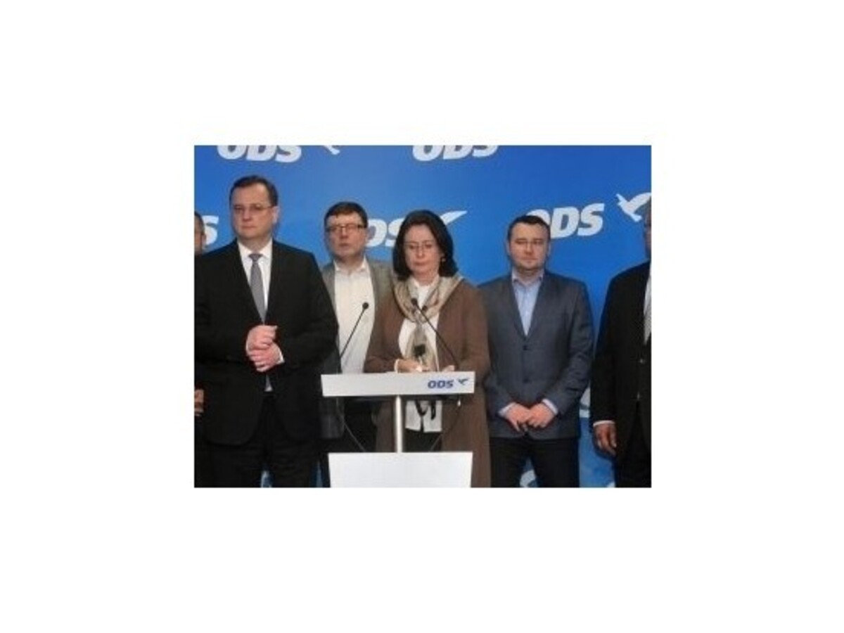 ODS navrhlo do čela novej vlády Miroslavu Němcovú, súčasnú šéfku snemovne