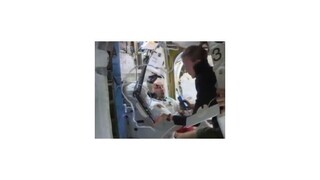 Astronaut Parmitano už vie ako sa cíti rybička v akváriu