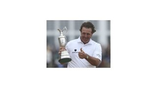 Víťazom golfového turnaja British Open sa stal Američan Mickelson