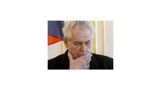Zeman má cukrovku, mal by obmedziť pitie a fajčenie