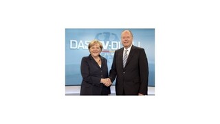 Televízny duel Merkelovej a jej vyzývateľa nemal jasného víťaza