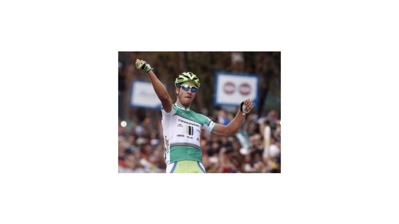 Sagan v časovke družstiev za Cannondale