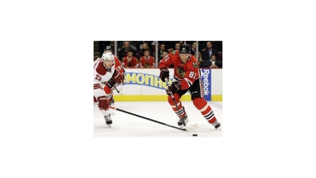 Marián Hossa sa stal prvou hviezdou zápasu, Halák vychytal výhru