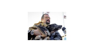 Herec Seagal si v Rumunsku adoptoval psa z útulku