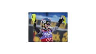 Shiffrinová druhá v priebežnom v slalome na lyžiach