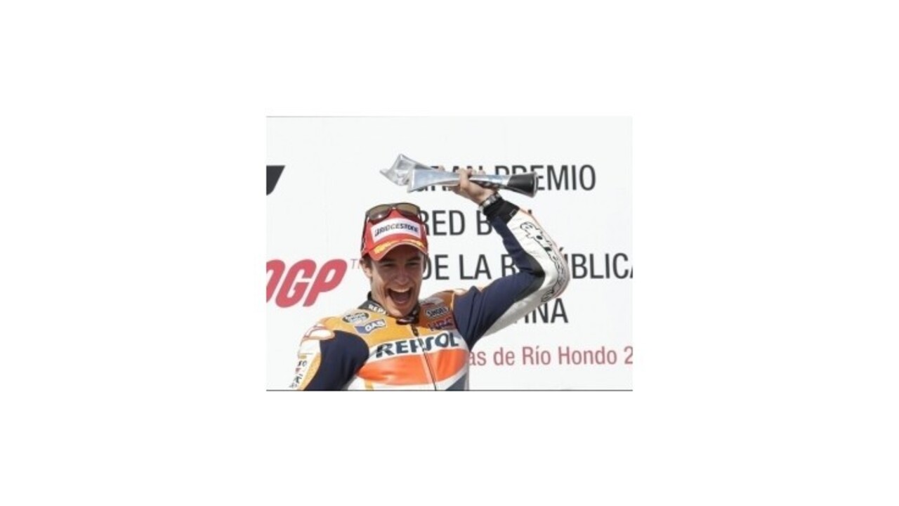 Márquez vyhral aj tretie preteky MS v MotoGP v sezóne
