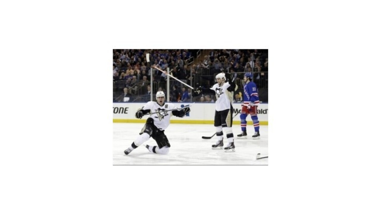 Pittsburgh víťazne na ľade Rangers