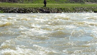 Hornád rozvodnená rieka zvýšená hladina (TASR)