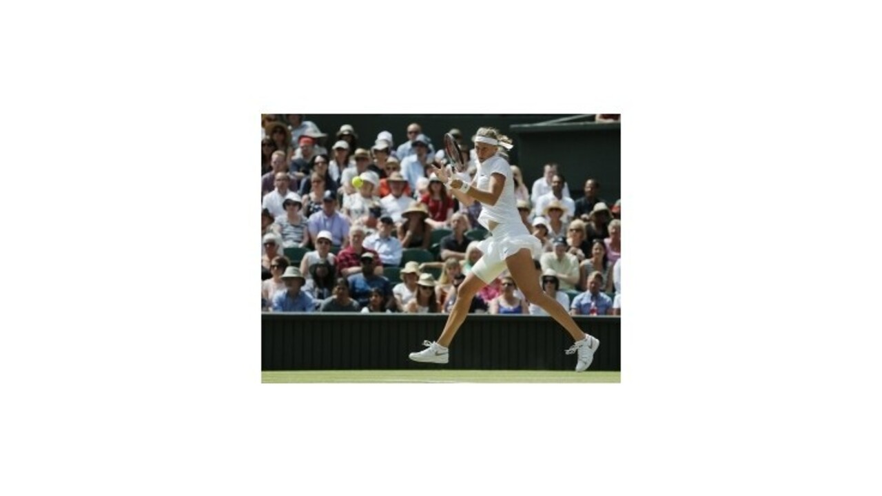 Kvitová zdolala Šafářovú a je vo finále Wimbledonu