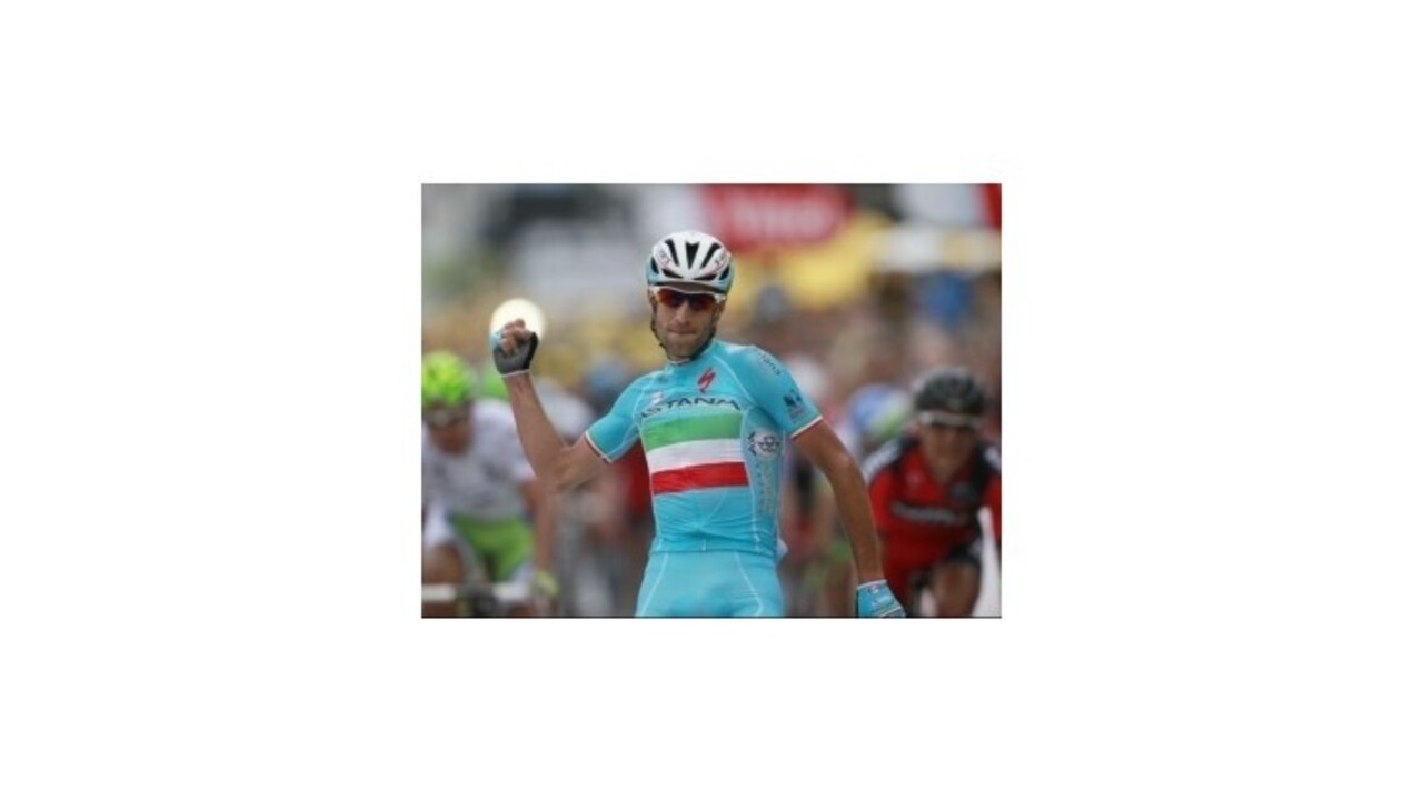Sagan má zelené tričko, víťazom etapy Nibali