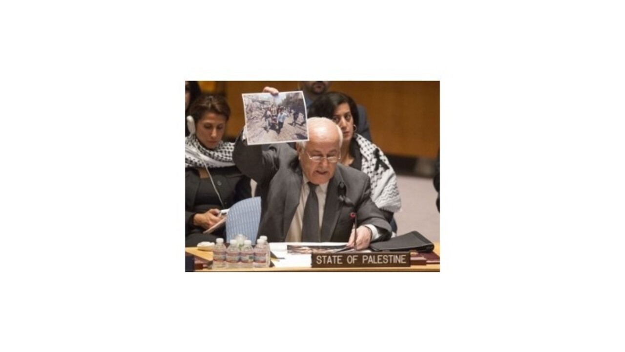 Bezpečnostná rada OSN dostala návrh rezolúcie o prímerí v Gaze