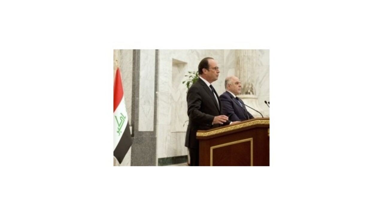Hollande pricestoval na návštevu Iraku