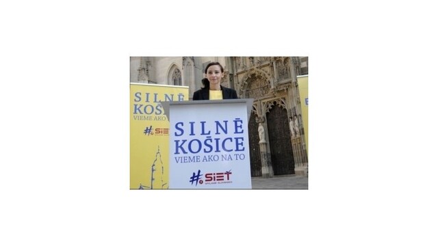 Kandidátkou strany Sieť na primátorku Košic je Alena Bašistová