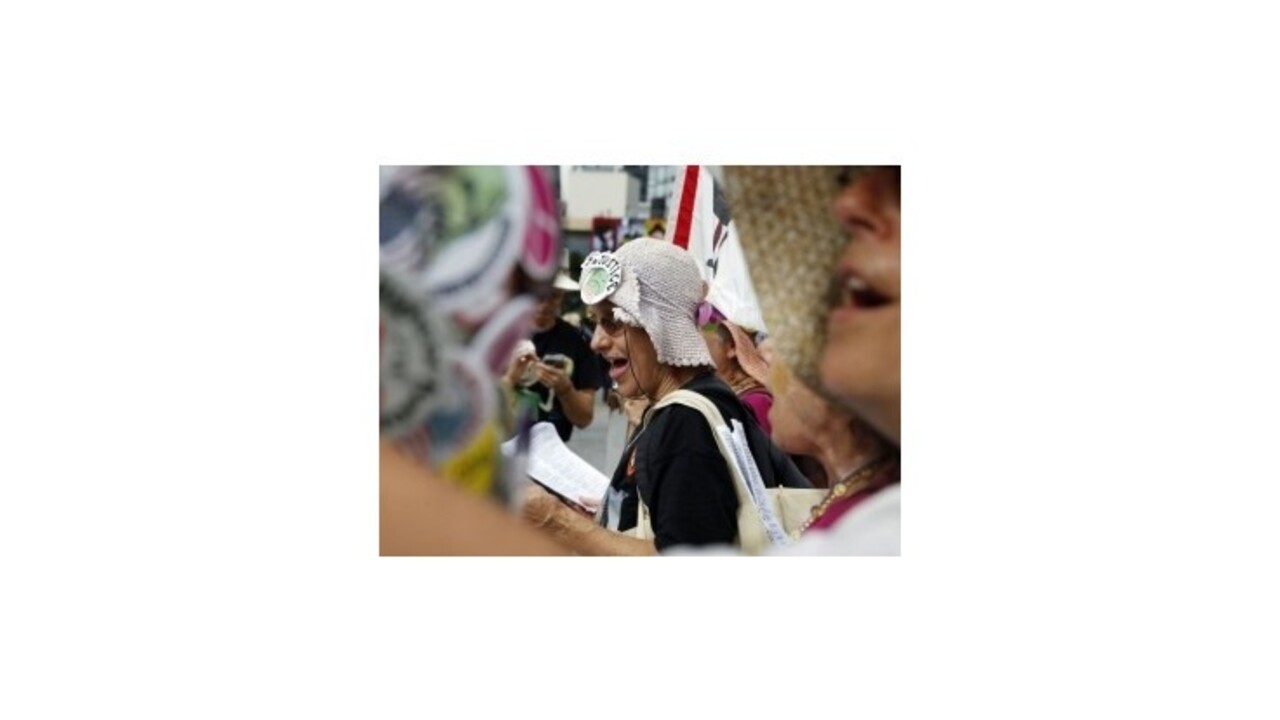 Bojovníci proti klimatickým zmenám blokovali centrum New Yorku