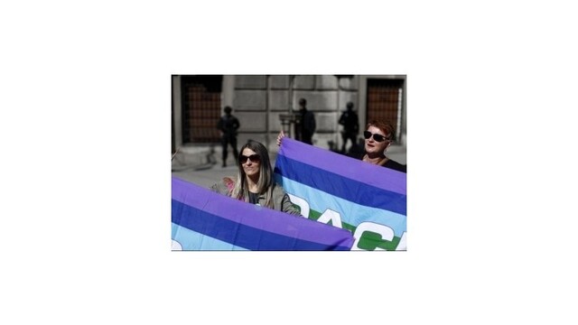 V Belehrade sa konal pochod za práva gayov a lesbičiek