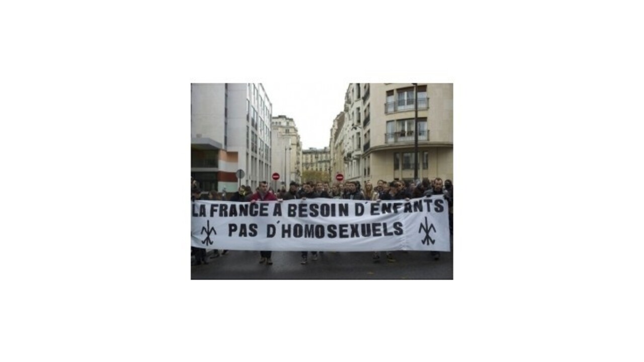 Tisíce Francúzov protestovali proti umelému oplodneniu pre lesbické páry