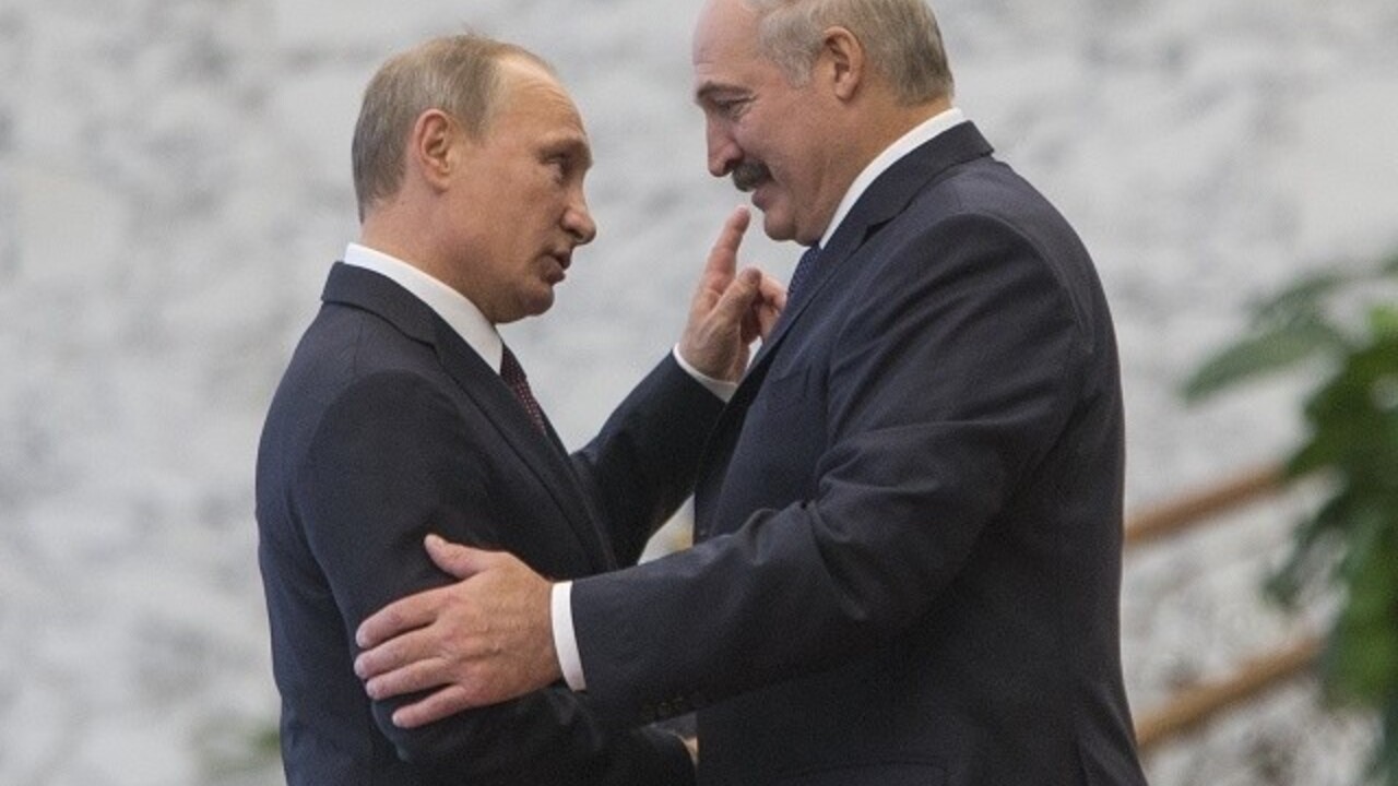 Vladimir Putin a Alexander Lukašenko (SITA/AP)