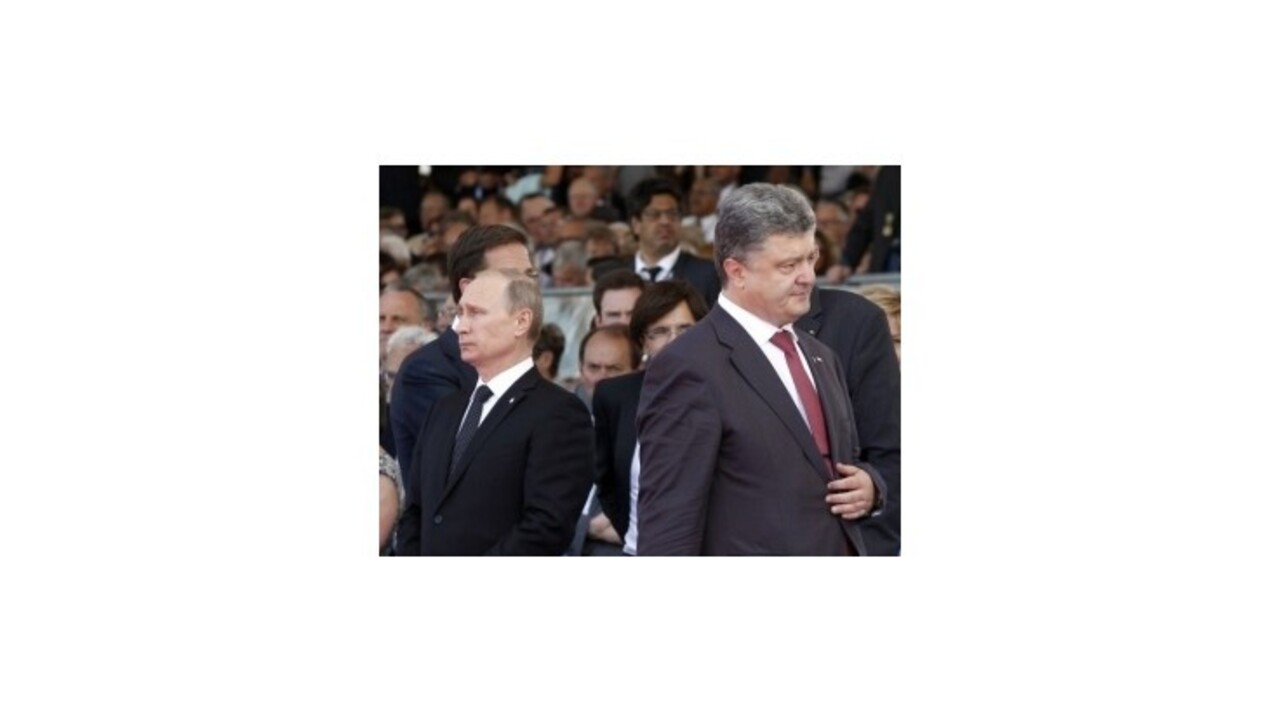 Putin a Porošenko diskutovali o urovnaní krízy na Ukrajine