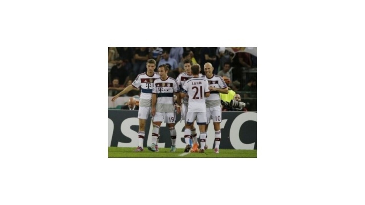 Bayern vyplienil Rím, Šachtar rozstrieľal BATE, päť gólov Adriana