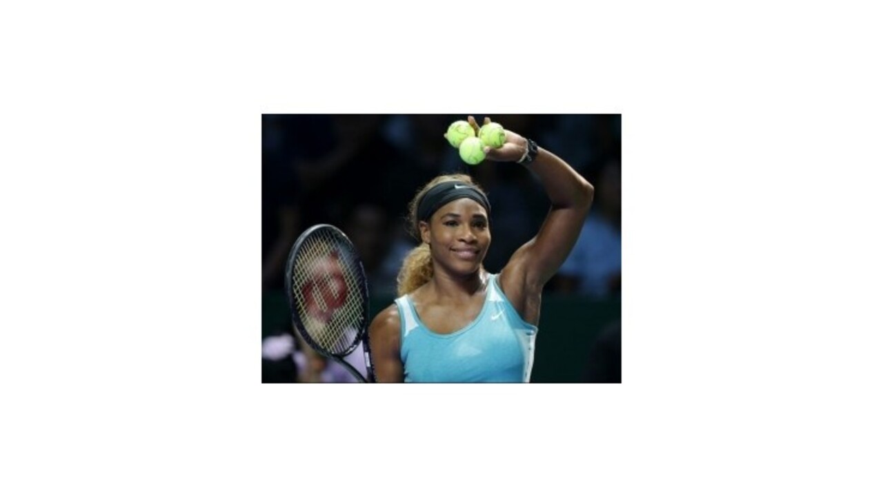 Serena zvalcovala Bouchardovú a zrejme ukončí rok ako jednotka