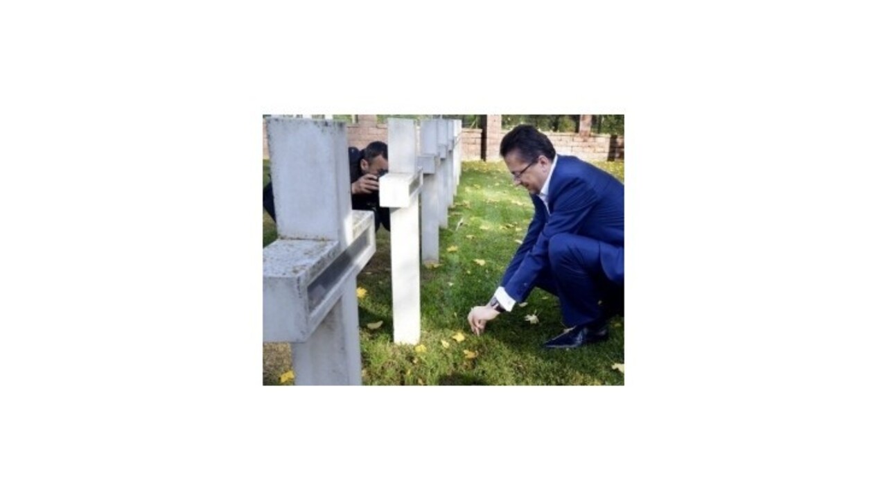 Na cintoríne si Glváč uctil pamiatku vojnových veteránov