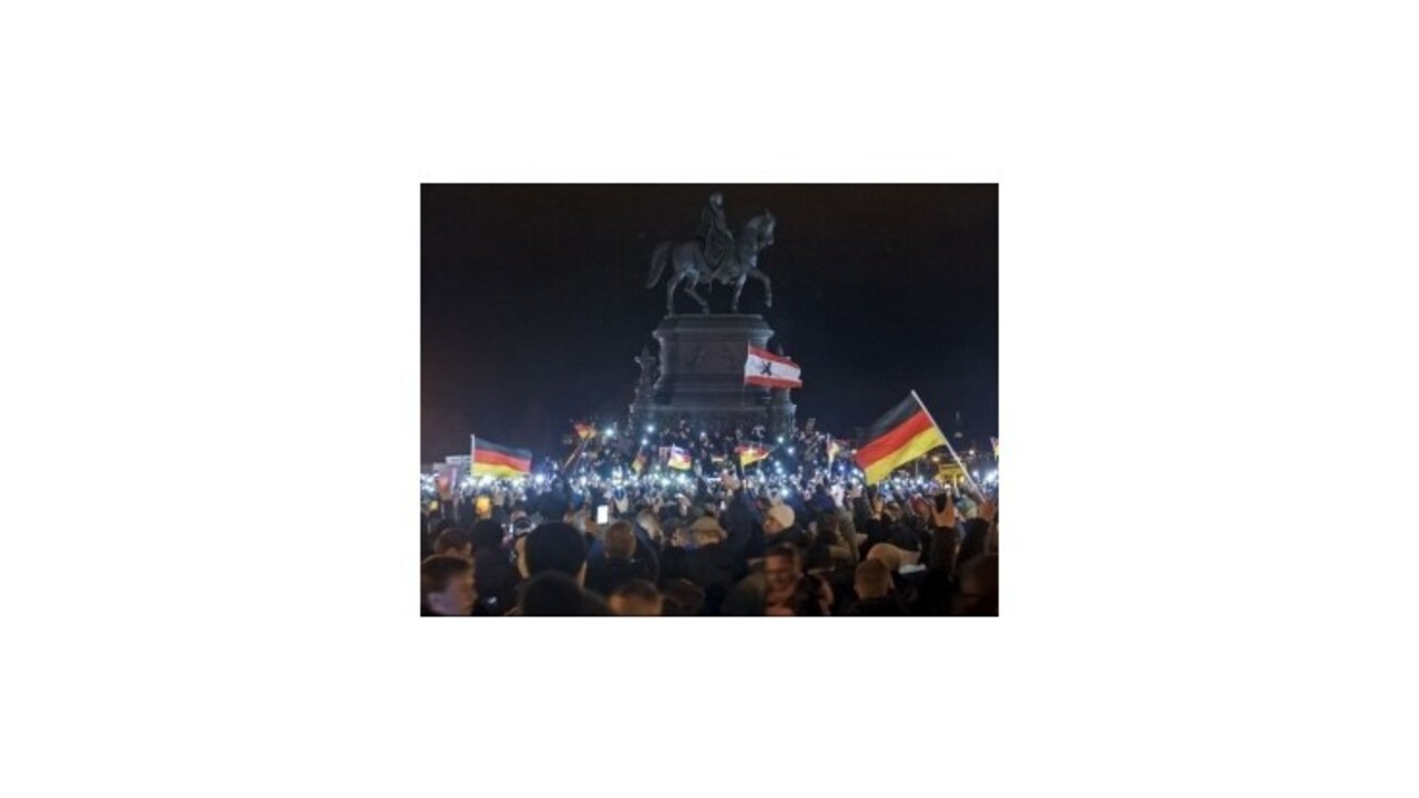 V Drážďanoch protestovali tisíce ľudí proti islamizácii Západu